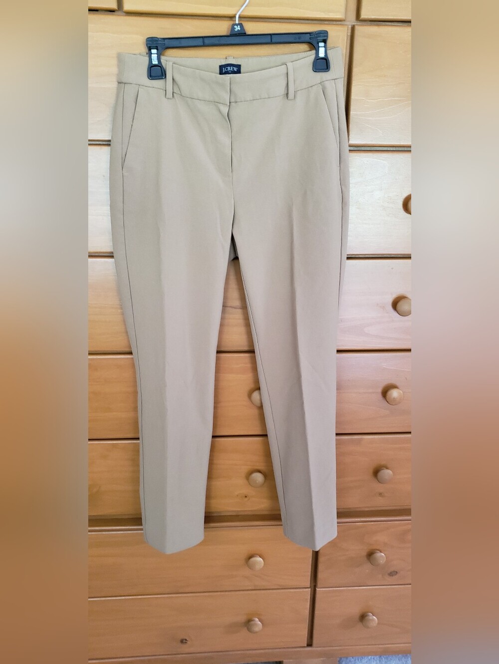 J. Crew Slim Straight Khaki Trousers